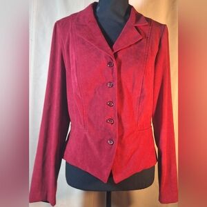 🗽BRIGGS NEW YORK  Ruby Red Blazer